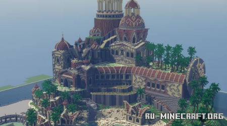 Oasis - Palm art castle  Minecraft