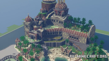  Oasis - Palm art castle  Minecraft