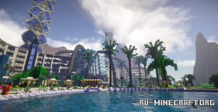 Скачать Hotel in Island для Minecraft