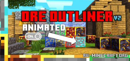  Animated Ore Outliner  Minecraft PE 1.16