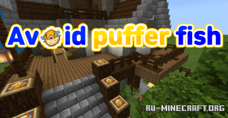  Avoid Puffer Fish  Minecraft PE