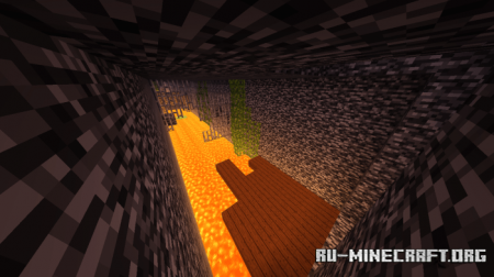 Escape from Lava Cave  Minecraft PE