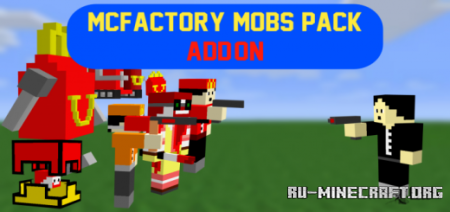  McFactory Mobs Pack  Minecraft PE 1.14