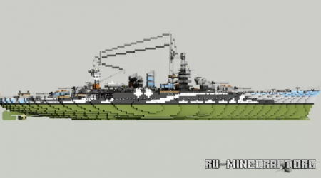  Italian Battleship Andrea Doria  Minecraft