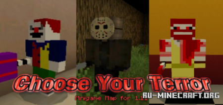  Choose Your Terror (Horror) (Minigame)  Minecraft PE