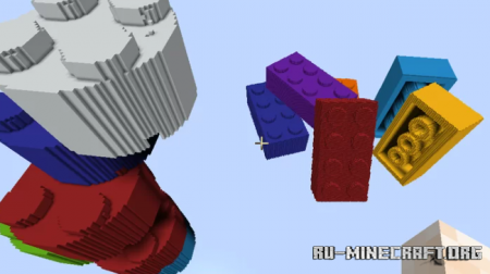  Giant Lego Brick Parkour  Minecraft