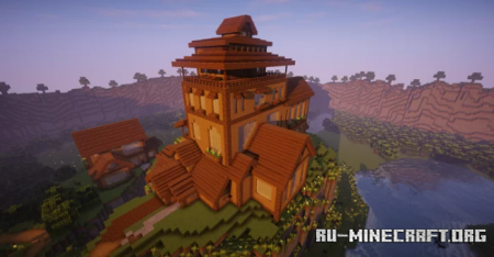  Mansion en Pequena Isla  Minecraft