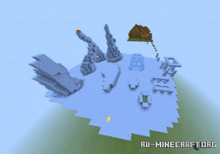  Parkour Island (Skyland)  Minecraft PE