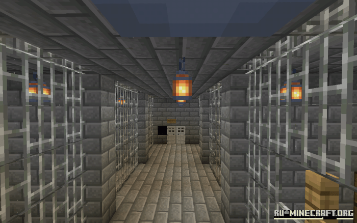 Скачать Escape From The Prison by tubergamer2010 для Minecraft PE.