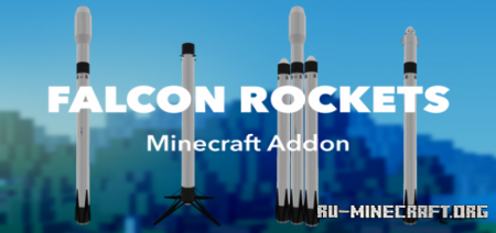  SpaceX Falcon 9 Rockets  Minecraft PE 1.14