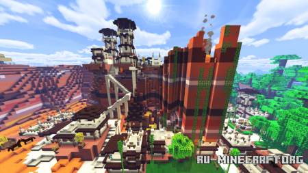  Village Badlands and Jungle  Minecraft PE