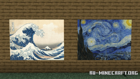  Famous Paintings [128x128]  Minecraft PE 1.16