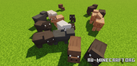  More Animal Variants  Minecraft 1.15