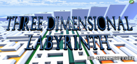  Three-Dimensional Labyrinth (Adventure)  Minecraft PE