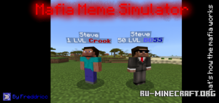 Скачать Mafia Meme Simulator для Minecraft PE 1.9