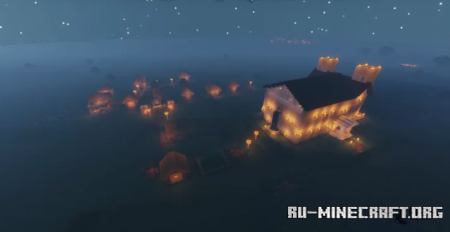  The Village and the Shul  Minecraft