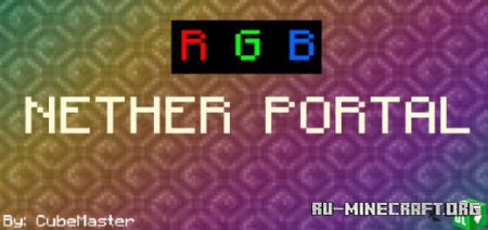  Rainbow Nether Portal  Minecraft PE 1.16