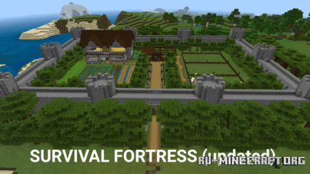 Скачать Survival Fortress by keithross39 для Minecraft PE