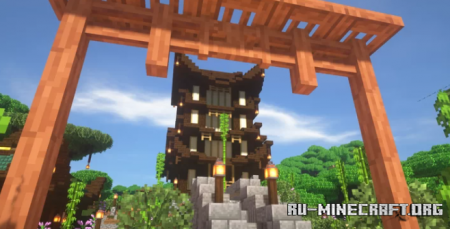  Okukotan - A Japanese style village  Minecraft