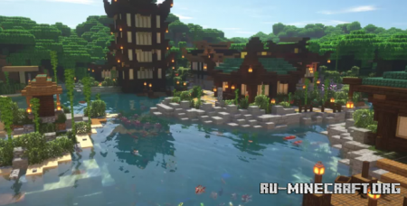  Okukotan - A Japanese style village  Minecraft