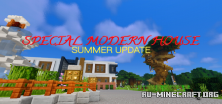  Special Modern House (Summer Update)  Minecraft PE