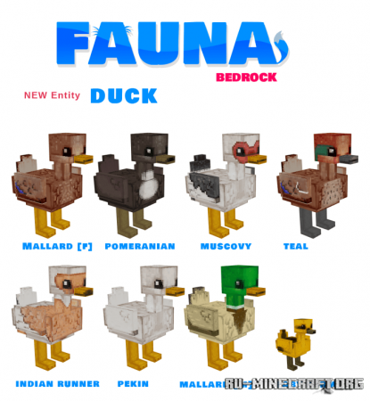  Fauna Bedrock  Minecraft PE 1.14