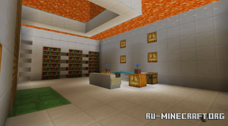  Lava Underground Office  Minecraft