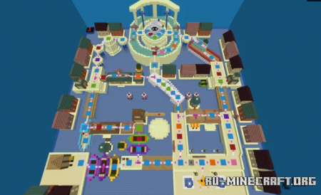  Super Voxel Party! (4-player Mario Party)  Minecraft