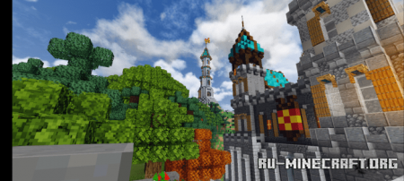  Fantasy Village and Castle  Minecraft PE