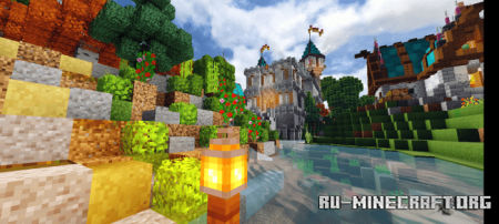  Fantasy Village and Castle  Minecraft PE