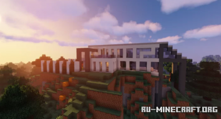  Hillside Modern Villa  Minecraft