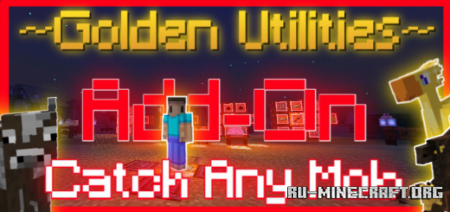  Golden Utilities: Transport Any Mob  Minecraft PE 1.16
