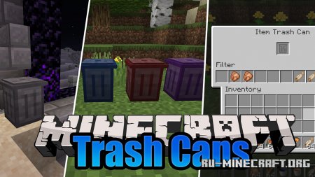  Trash Cans  Minecraft 1.16.2