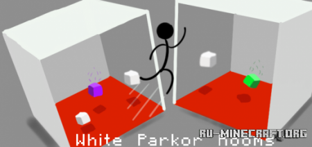  White Parkour Rooms  Minecraft PE