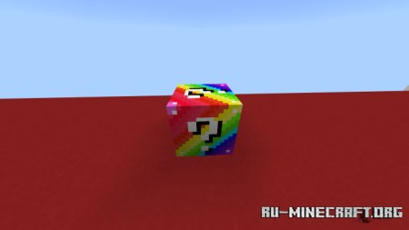  Rainbow Lucky Block Race  Minecraft PE