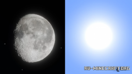  Hyper Realistic Sun and Moon  Minecraft 1.16