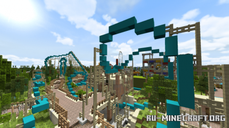  Thorpe Park (Theme Park)  Minecraft PE