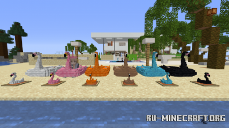  Flamingo Boats  Minecraft 1.16