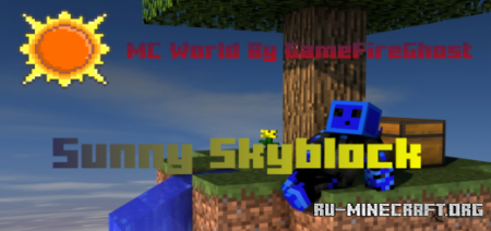  Sunny Skyblock  Minecraft PE