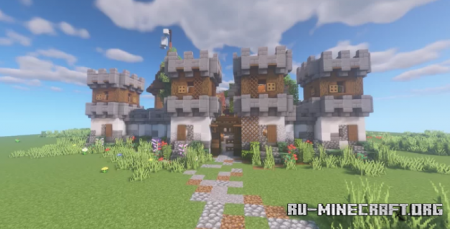  The Village by the Hill  Minecraft