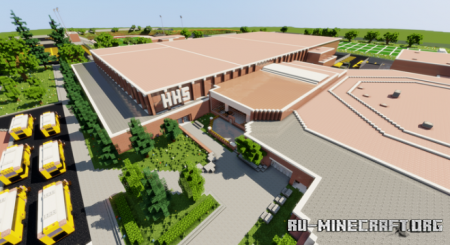  Harrison High School Build  Minecraft