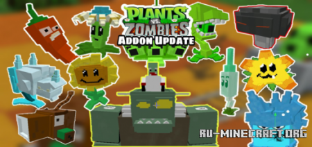  Plants vs Zombies Map v6 by LiL Craft YT  Minecraft PE