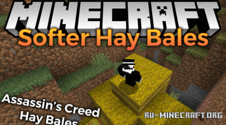  Softer Hay Bales  Minecraft 1.16.3