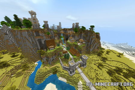  Medieval Highlands  Atlantis  Minecraft PE
