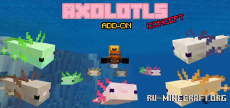 different axolotl colors minecraft