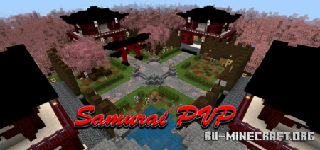  Samurai PVP (2-4 Player PVP Map)  Minecraft PE