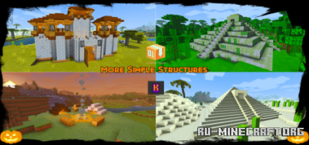  More Simple Structures v2.3  Minecraft PE 1.16