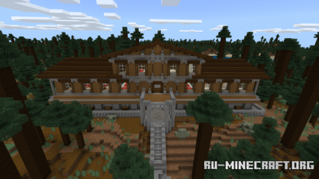  Wooden Mansion by NightWolf_7  Minecraft PE