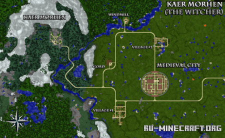  Kaer Morhen (The Witcher) by okrzysztof  Minecraft