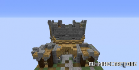  One Chunk Castle Keep by Thedestructbite  Minecraft